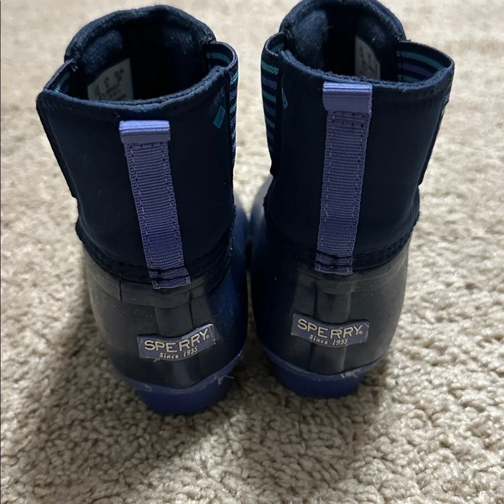 Sperry Kid's Saltwater Chelsea Boot Blue 11M Waterproof Rain